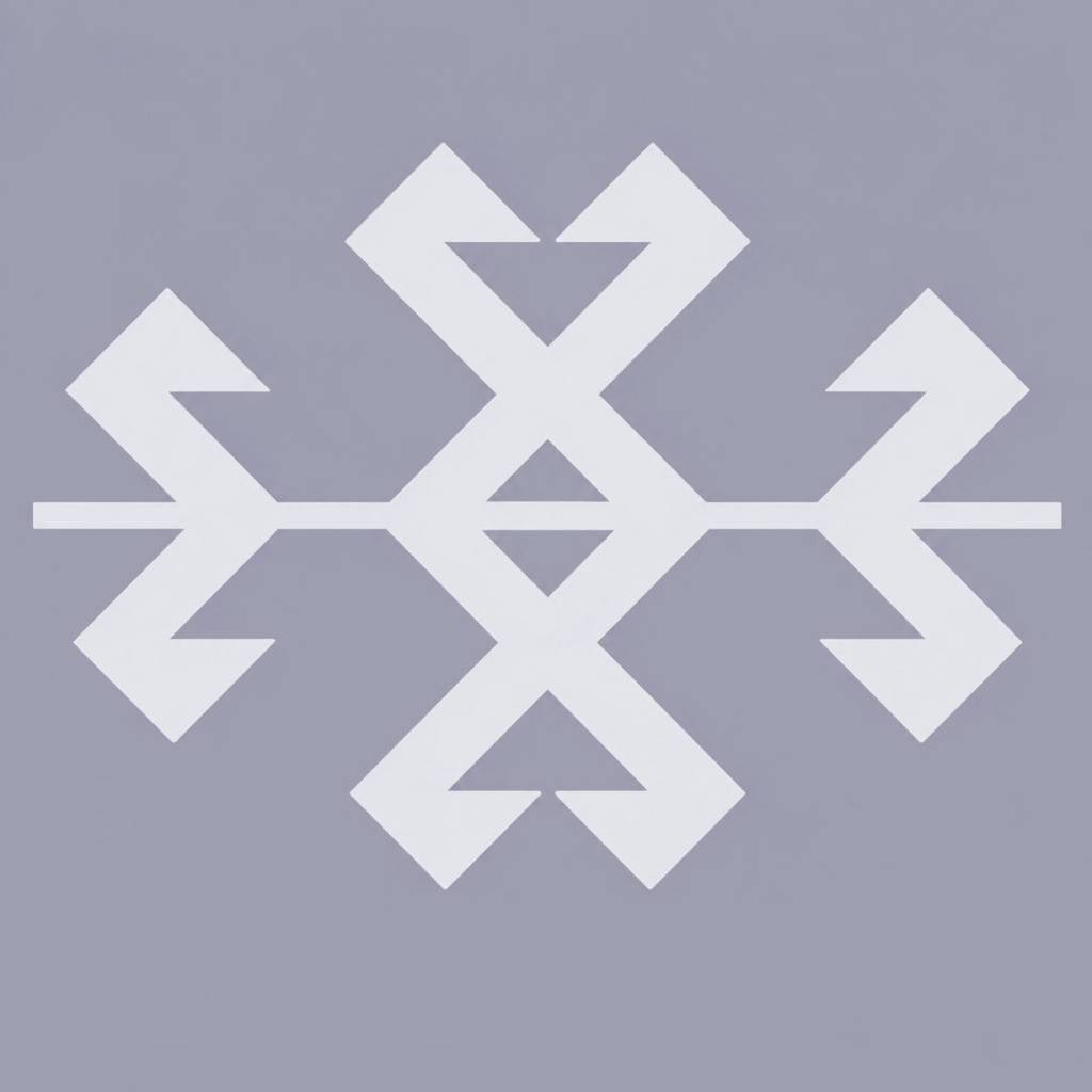 Motif géométrique turc symbolisant le scorpion.